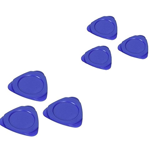 10 Pieces Universal Triangle Plastic Pry Opening Tool for iPhone Mobile Phone Laptop Table LCD Screen Case Disassembly Blue Guitar Picks