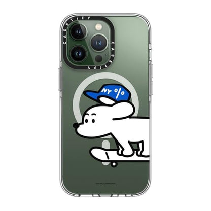 CASETiFY for iPhone 13 Pro Case - Impact Clear Compatible with MagSafe | Not Yellowing | 6.6 ft. 3x Military Grade Drop Protection | Skater JOHN (Standard) | Clear - color: Skater JOHN (Standard), size: Iphone 13 Pro (6.1")
