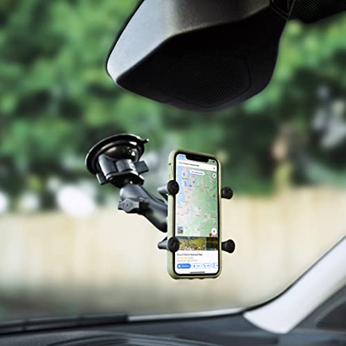 RAM MOUNTS Twist-Lock Suction Cup Base with B Size 1" Ball, Windshield & Dash Mount Base for RAM Device Holders RAP-B-224-1U (Pack of 4) - size: B Size 1" Ball (Pack of 4)