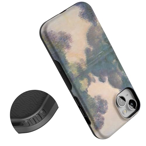 Casely iPhone 15 Plus Case | Monet's Morning | The Met Museum | Bold Protective Design | Compatible with MagSafe - color: Monet's Morning | The Met Museum
