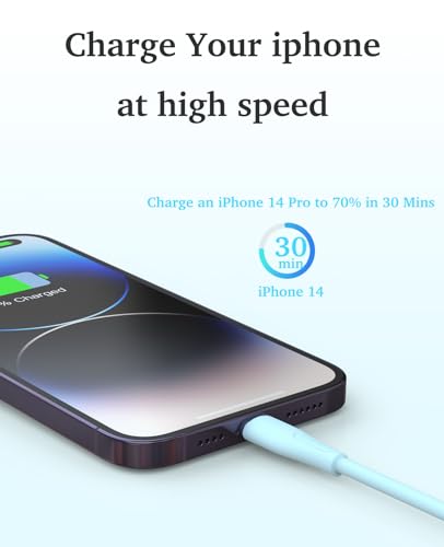 [Apple MFi Certified] iPhone Charger Cord, 6Pack 3/6/10 FT Lightning Cable