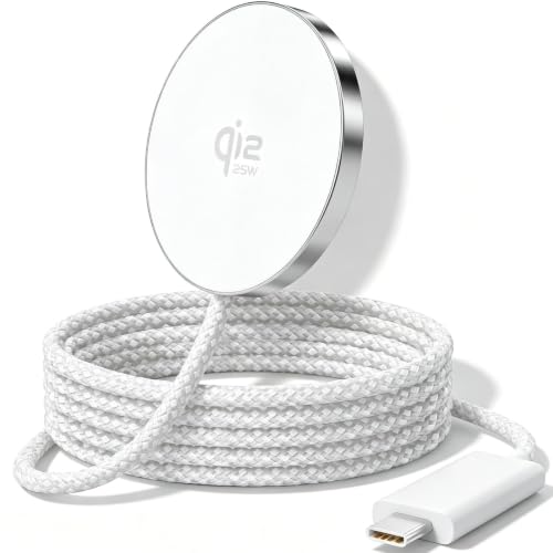 25W Wireless Charger for iPhone Magnetic Fast Charging Pad for Galaxy S26 - color: White