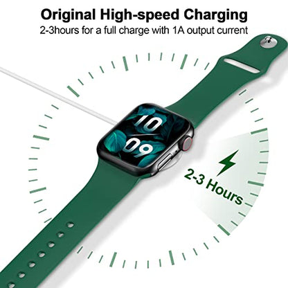 2026 Upgraded Magnetic Fast Charging Cable for Apple Watch Charger - color: A-White, size: 0.5M