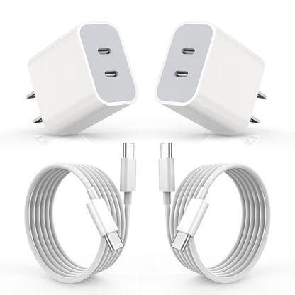 iPhone 17 Charger,USB C Charger Fast Charging with USBC to USBC Cable 2Pack - size: 3FT