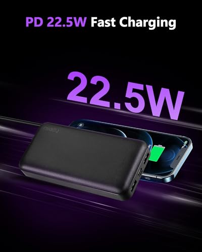 Miady 6-Pack Bulk 5000mAh + 10000mAh + 20000mAh Portable Chargers