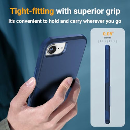 jaroco Magnetic for iPhone 17E/16E Case Heavy Duty Rugged Dual-Layer Blue - color: Blue, size: iPhone 17E/16E