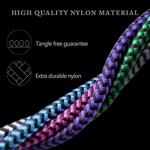 iPhone Charger [6ft 6Pack] Apple Certified Lightning Cable Fast Charging - color: 6Pack Lightning Cable