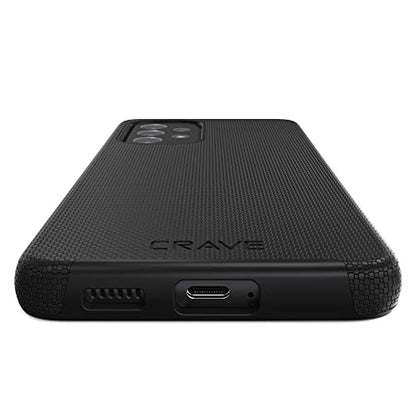 Crave for Samsung Galaxy A53 Case, Shockproof Protection Dual Layer Case for Galaxy A53 5G (6.5 inch) - Black - color: Black