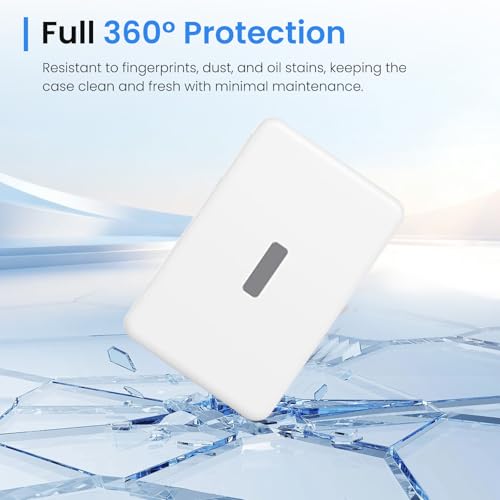 Case for TORRAS MiniMag Power Bank 10000mAh,Silicone Protective Cover with Shockproof Bumper,Anti-Fingerprint Dust Resistant,Washable Non-Slip Skin,Charge-Through Cutout,Portable Travel Sleeve,White - color: White