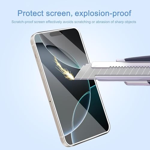 3 Pack Screen Protector for iPhone 14 Plus/iPhone 14 Pro Max [6.7 Inch] with Installation Frame, Tempered Glass, Sensor Protection, Dynamic Island Compatible, Case Friendly (iPhone 14 Plus/iPhone 14 Pro Max)