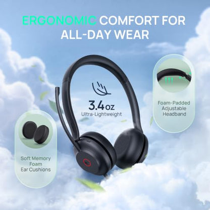 Yealink UH35 2nd Gen Wired Headset, USB-C/A,AI Noise Canceling Mic,HD Audio - color: UH35 2nd USB-C/A, size: Mono-Ear (Teams)
