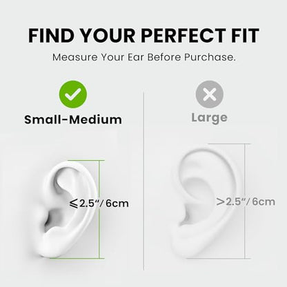 Avantree Resolve – USB-C Wired Open-Ear Earbuds w/Mic & Over-Ear Hook