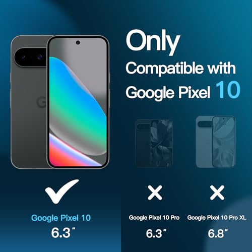 JETech Screen Protector for Google Pixel 10, 2+2 Pack - size: Pixel 10