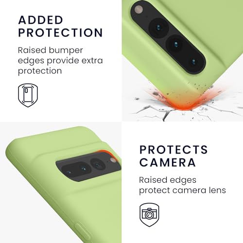 kwmobile Case Compatible with Google Pixel 7 Pro Case - TPU Silicone Phone Cover with Soft Finish - Green Tomato - color: Green Tomato, size: Pixel 7 Pro