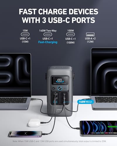 Anker SOLIX C200 DC Portable Power Station and 60W Solar Panel, 192Wh, 200W - style: SOLIX C200 DC + 60 W Solar Panel