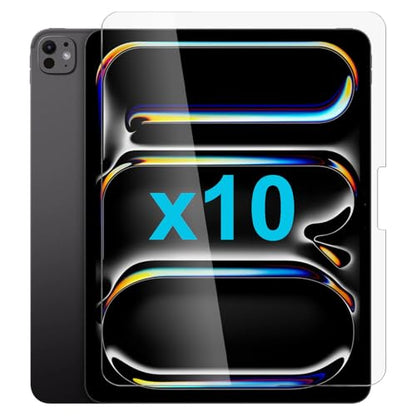 10 Pack Tempered Glass Screen Protector for Apple iPad PRO 13 Inch M5 8th Gen 2025 2026 Guard Bulk