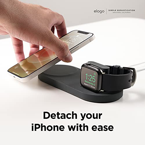 elago W Stand for iPhone, AirPods, All Apple Watch Chargers - color: Stone