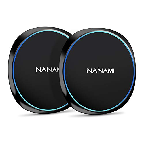 NANAMI Fast Wireless Charger [2 Pack] - Wireless Charging Pad for iPhone 18 Pro/18 Pro Max/17/17 Pro/17 Pro Max/16/15/14/13,10W for Samsung Galaxy S26/S26+/S25/S25 Ultra/S24/S24 Ultra/S23, New Airpods