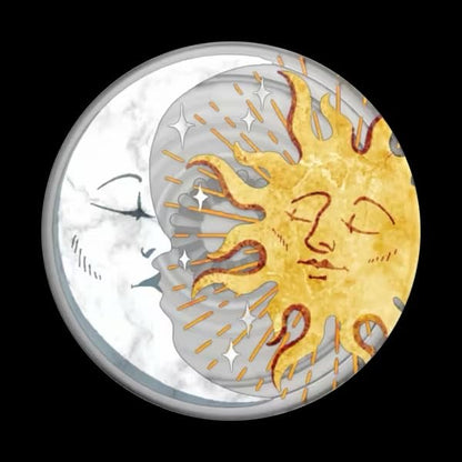 PopSockets Adhesive Phone Grip, Holder- Sun and Moon