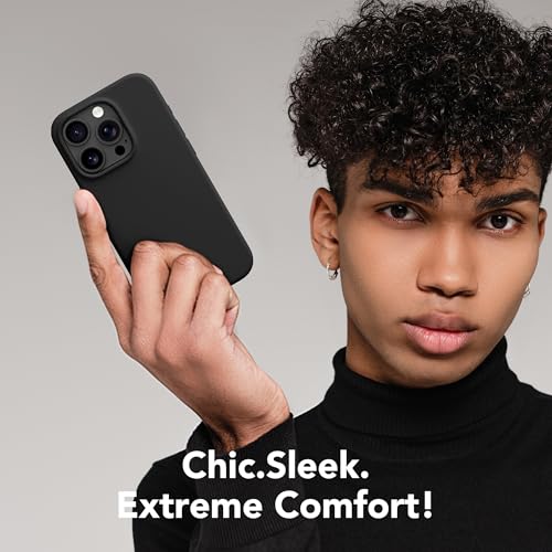 GONEZ Magnetic for iPhone 16 Pro Max Case, Silicone Cover Black - color: Black, size: Iphone 16 Pro Max