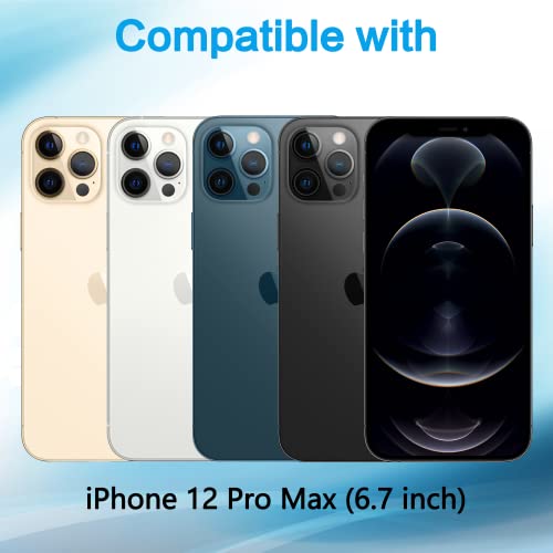 2 Pack Privacy Screen iPhone 12 Pro Max Tempered Glass Privacy Screen Protector for iPhone 12 Pro Max, Anti-Spy, Shatterproof, Full Edge Coverage, Bubble Free, Touch Sensitive, Easy Installation - size: iPhone 12 Pro Max -6.7Inch