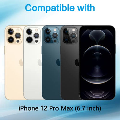 2 Pack Privacy Screen iPhone 12 Pro Max Tempered Glass Privacy Screen Protector for iPhone 12 Pro Max, Anti-Spy, Shatterproof, Full Edge Coverage, Bubble Free, Touch Sensitive, Easy Installation - size: iPhone 12 Pro Max -6.7Inch