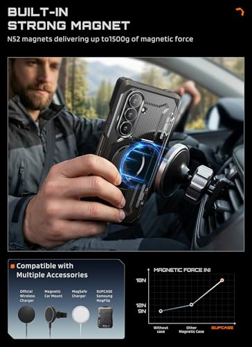 SUPCASE for Galaxy Z Trifold Case with Built-in Kickstand, Black - size: Galaxy Z Trifold