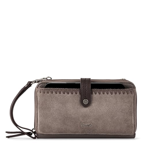 The Sak Iris Smartphone Crossbody Purse - Small Women's Cellphone Bag & Wallet For Everyday- Convertible Wristlet With Zipper | Fits Most Smartphones, Card Slots & Zip Pocket, Detachable Wristlet & Crossbody Straps, Hands-Free for Travel & Errands - color