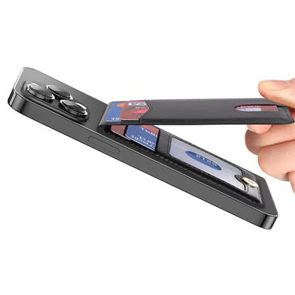 Cavor Compatible with Magsafe Wallet, Magnetic Wallet for iPhone, Black - color: C-Black