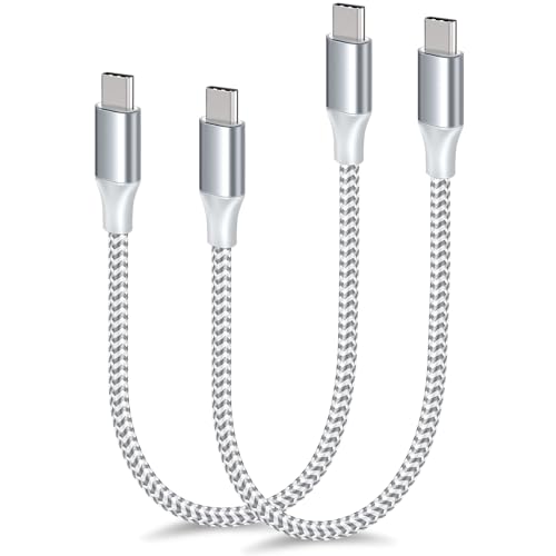 2Pack-1.5ft 60W Braided USB C Charger Cable Super Fast Charging TypeC Cable - size: 2pack-1.5ft