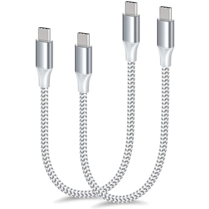 2Pack-1.5ft 60W Braided USB C Charger Cable Super Fast Charging TypeC Cable - size: 2pack-1.5ft