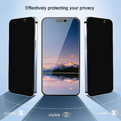 Ailun Privacy Screen Protector for iPhone 16 / iPhone 15 / iPhone 15 Pro - size: 16/15/15 Pro 6.1 inches
