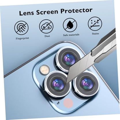 Hemoton 3sets Anti-scratch Rear Lens Covers with Easy Installation for Pro High Transparency Camera Lens Protector with Night Circle for Maximum Protection