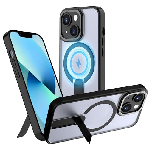 CEDO Magnetic Kickstand Case for iPhone 15, MagSafe Compatible Black - size: iPhone 15