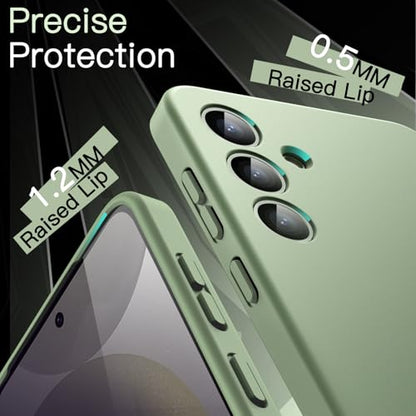 JETech Slim Case for Samsung Galaxy S24, Jade Green | Camera Lens Protection, Soft TPU Design, Matte Finish, Shockproof Protection - color: Jade Green, size: S24