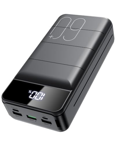 Portable Charger Power Bank 60000mAh, Battery Bank, Portable Phone Charger - color: Black
