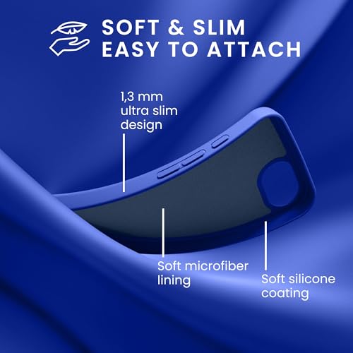 kwmobile Case Compatible with Apple iPhone 17e / iPhone 16e Case - Slim Protective TPU Silicone Phone Cover - Baltic Blue - color: Baltic Blue, size: iPhone 17e / iPhone 16e