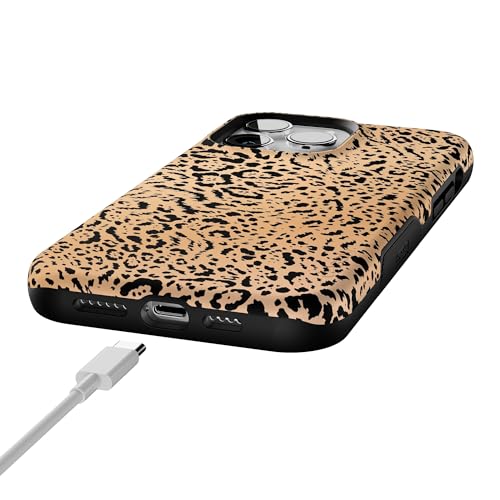 Casely iPhone 14 Pro Max Case | Born to Be Wild | Jaguar Print | Bold Protective Design | Compatible with MagSafe - color: Born to Be Wild | Jaguar Print