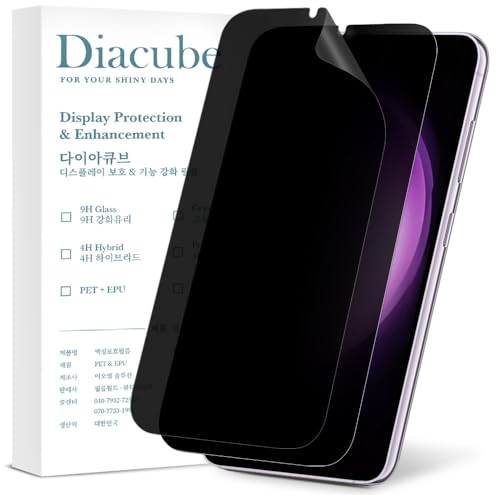 2-Pack Anti Glare Matte Privacy Screen Protector for Samsung Galaxy S23 Plus [0.1S Fingerprint ID Unlock][Anti Spy PET Flexible Film][Anti Fingerprint][Bubble-Free Easy Installation with Alignment Jig] - size: Galaxy S23 Plus