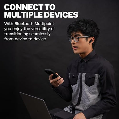 JLab Go Pods ANC, True Wireless Earbuds, Active Noise Cancelling, Bluetooth, Black - color: Black