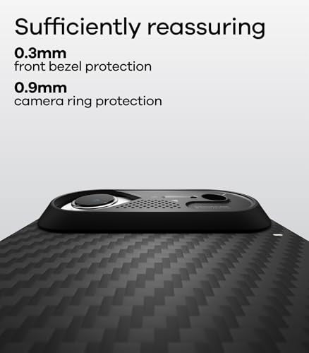 Aulumu A17 Aramid Fiber iPhone Air Case | 1500D Ultra Slim Woven | CoolHyper Real Cooling | Compatible with MagSafe - size: iPhone Air