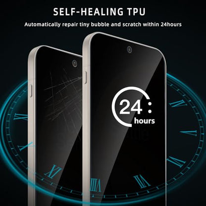 Privacy Screen Protector for One Plus 15, Flexible TPU Protective Film [2+2 Pack] Camera Lens Protector [3D Full Coverage] [Anti-Spy] [Scratch-Resistant] for Oneplus 15 - size: OnePlus 15