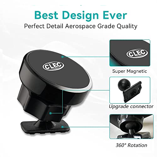 Civic 2026-2022(NOT CRV/Accord/HRV) Magnet Car Phone Holder Stand Apply to 11th Gen,360°Rotation Upgraded in Air Vent/Dashboard Car Phone Mount Custom for Honda Civic Apply to All inch Phone