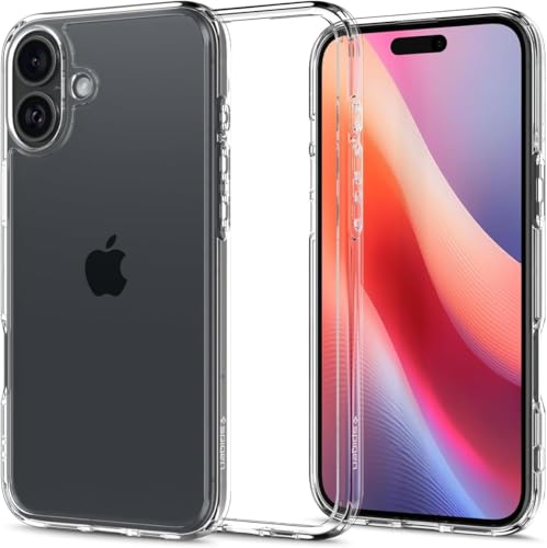 for iPhone 16 Case, [Not Yellowing] [Ultra Slim] Lightweight & Thin, Shockproof Protective, Screen & Camera Protection - Crystal Clear