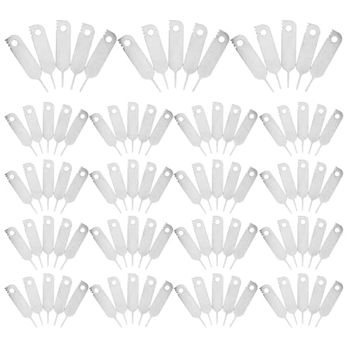 Operitacx 400pcs Universal Sim Card Tool Kit with Tray Ejector Pins and Watch Band Pin Remover for Smartphones Tablets Mobile Phone Maintenance