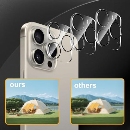 3 Pack Camera Lens Protector for iPhone 14 Pro Max/15 Pro Max - size: iPhone 14 Pro/ 14 Pro Max