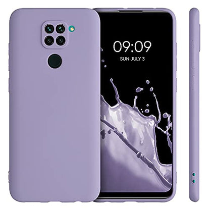 kwmobile Case Compatible with Xiaomi Redmi Note 9 Case - Protective Slim TPU Phone Cover - Soft Matte Finish - Violet Purple
