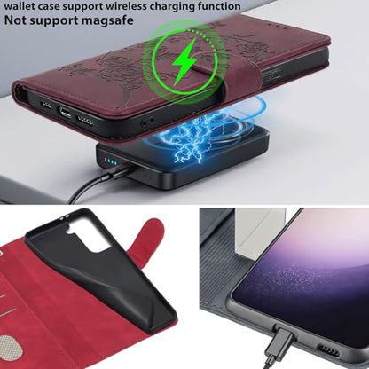 Wallet Case for Motorola Moto G Power (2025), Purple | RFID Blocking, Magnetic Closure, Card Holder, Kickstand, Shockproof Flip Cover - color: Purple