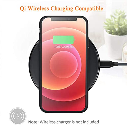 iPhone 12/12 Pro Battery Case, Upgraded 10000mAh Rechargeable Portable Charging Case with Wireless Charging Compatibility for iPhone 12/12 Pro (6.1 inch) with Carplay Battery Pack Charger Case (Black) - size: iPhone 12/12 Pro