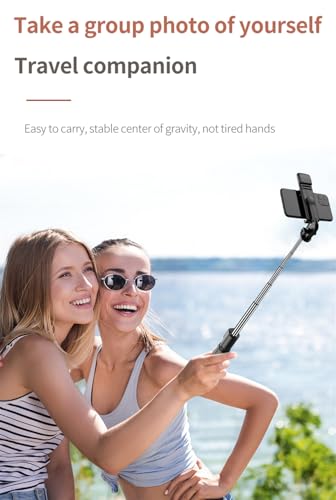 XIHAMA Selfie Stick Tripod with Light,3 in 1 Extendable Selfie Stick with Wireless Remote,Portable Phone Tripod Stand Compatible with iPhone 16 15 14,Samsung Smartphone and More - color: White+Light